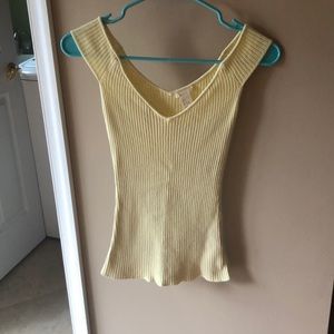 H&M cap sleeve sweater shirt